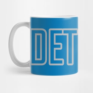 Detroit Lions Colors BACK PRINT Mug